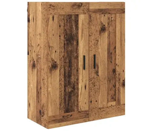 Augstais Skapītis 2 Pcs Vecs Koks Koka Un Stikla Materiāls Vidaxl