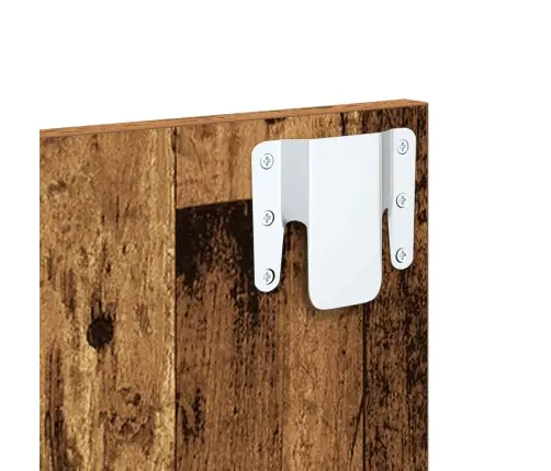 Gultas Galva Ar Skapīšu 3 Pcs Vecs Koks Inženierijas Koks Vidaxl