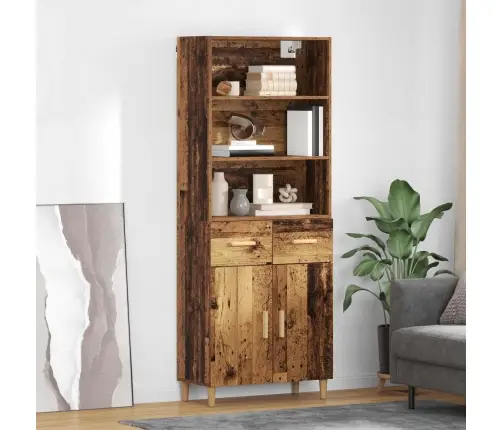 Kõrgushein Sahtliga Vana Puit 69,5 X 32,5 X 180 Cm Tehispuit