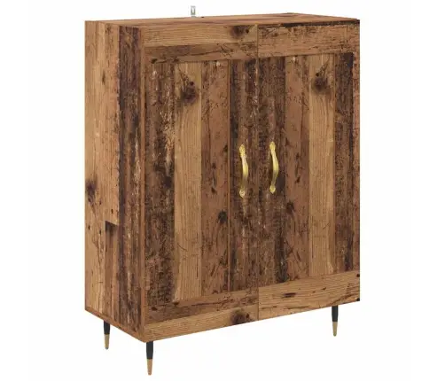 Augstais Skapītis 2 Pcs Vecs Koks 69,5 X 34 X 180 Cm Vidaxl