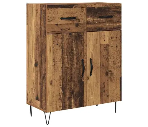 Aukštas Spintelė Su Stalčių Senovinis Medis 69,5 X 34 X 180 Cm