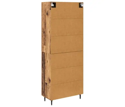 Aukštas Spintelė 2 Pcs Senovinis Medis