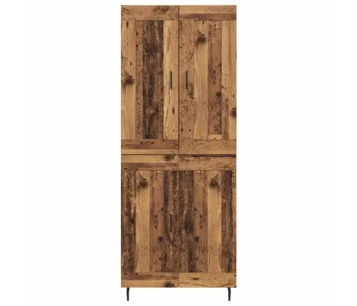 Aukštas Spintelė 2 Pcs Senovinis Medis