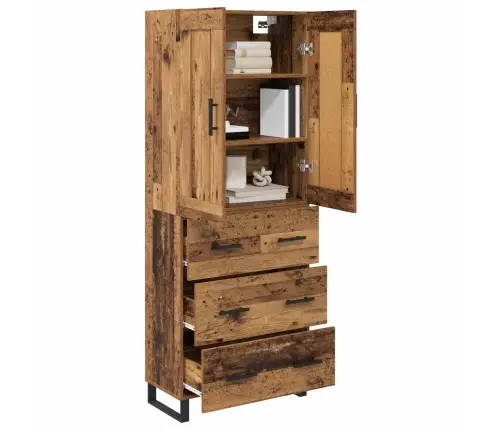 Kõrgushein Vana Puit 69,5 X 34 X 180 Cm Tehispuit