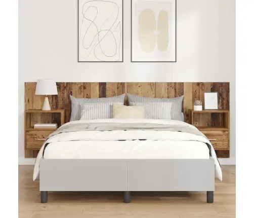 Peatoed Kapiga Sahtliga Riiuliga 3 Pcs Vana Puit Tehispuit