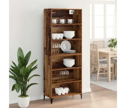 Kõrgushein Vana Puit 69,5 X 34 X 180 Cm Tehispuit