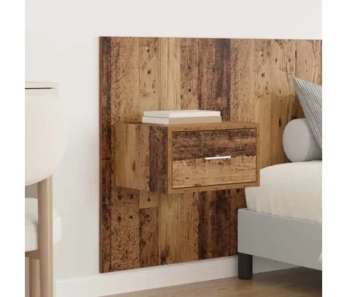 Gultas Galva Ar Skapīšu 3 Pcs Vecs Koks Inženierijas Koks Vidaxl