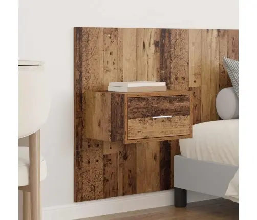 Galvos Aukštas Su Spinta 3 Pcs Senovinis Medis Apdirbta Mediena