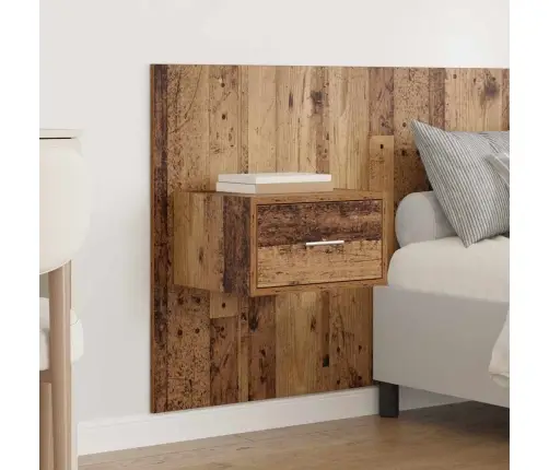Gultas Galva Ar Skapīšu 3 Pcs Vecs Koks Inženierijas Koks Vidaxl
