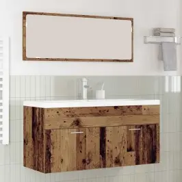 Vannas Istabas Skapītis Vecs Koks 100 X 38,5 X 46 Cm Vidaxl