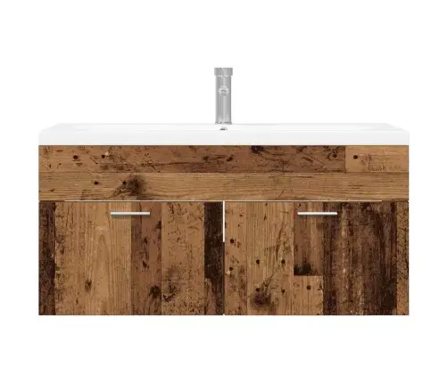 Vannas Istabas Skapītis Vecs Koks 100 X 38,5 X 46 Cm Vidaxl