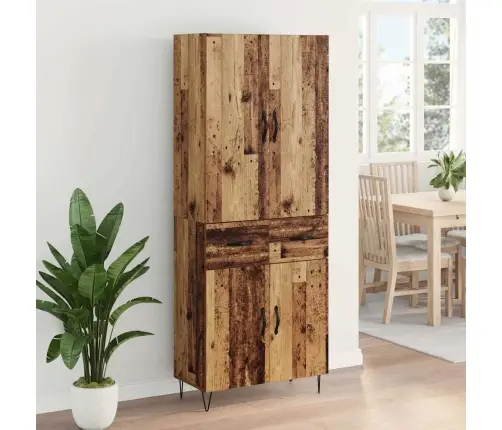 Kõrgushein Sahtliga 2 Pcs Vana Puit Inseneripuit Ja Klaas