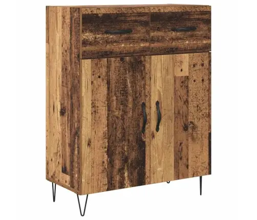 Kõrgushein Sahtliga 2 Pcs Vana Puit Inseneripuit Ja Klaas