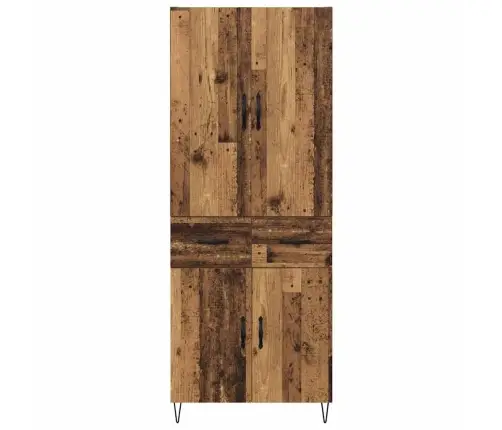 Kõrgushein Sahtliga 2 Pcs Vana Puit Inseneripuit Ja Klaas