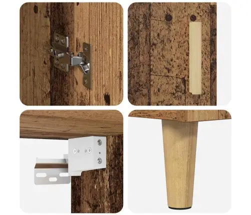 Aukštas Spintelė Senovinis Medis 69,5 X 34 X 180 Cm