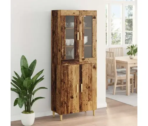 Aukštas Spintelė Senovinis Medis 69,5 X 34 X 180 Cm