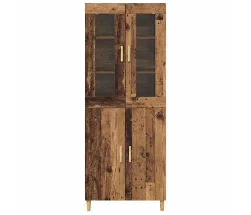 Aukštas Spintelė Senovinis Medis 69,5 X 34 X 180 Cm