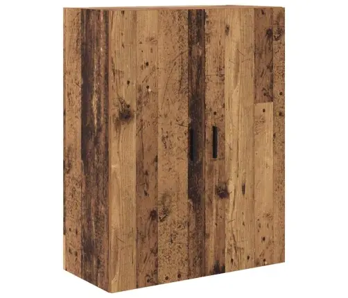 Aukštas Spintelė Su Stalčių 2 Pcs Senovinis Medis