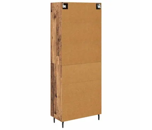 Aukštas Spintelė Su Stalčių 2 Pcs Senovinis Medis