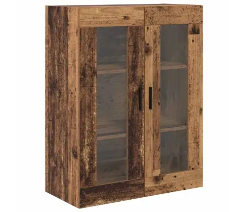 Aukštas Spintelė Su Stalčių 2 Pcs Senovinis Medis