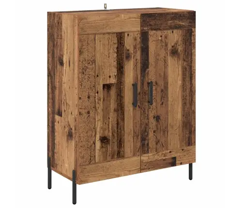 Augstais Skapītis Vecs Koks 69,5 X 34 X 180 Cm Vidaxl