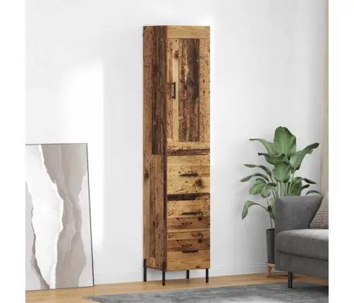 Kõrgushein Sahtliga Vana Puit 34,5 X 34 X 180 Cm Tehispuit