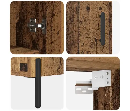 Aukštas Spintelė Senovinis Medis 69,5 X 34 X 180 Cm