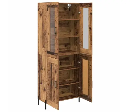 Aukštas Spintelė Senovinis Medis 69,5 X 34 X 180 Cm