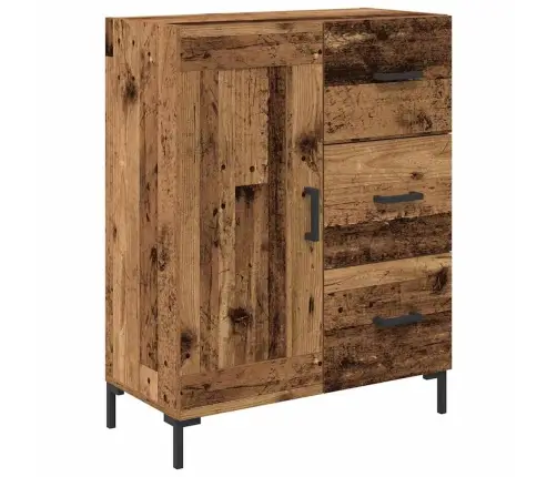 Augstais Skapītis 2 Pcs Vecs Koks 69,5 X 34 X 180 Cm Vidaxl