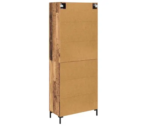 Augstais Skapītis 2 Pcs Vecs Koks 69,5 X 34 X 180 Cm Vidaxl