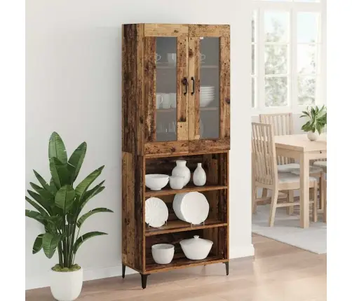 Aukštas Spintelė Senovinis Medis 69,5 X 34 X 180 Cm