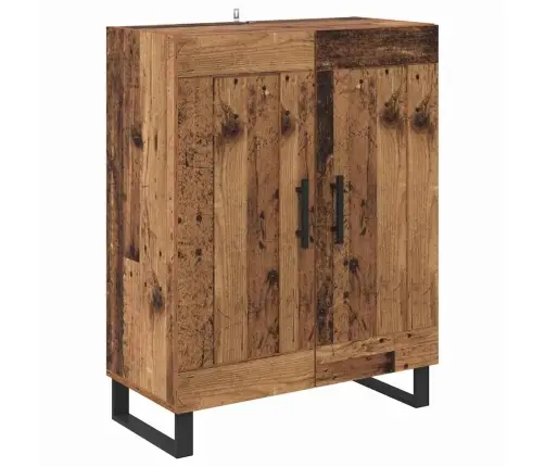 Augstais Skapītis Vecs Koks 69,5 X 34 X 180 Cm Vidaxl