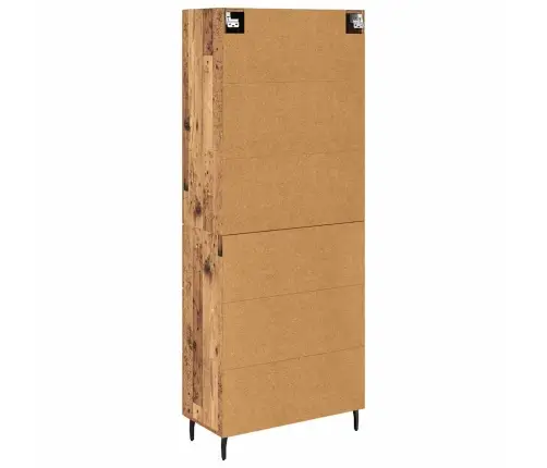 Kõrgushein Sahtliga 2 Pcs Vana Puit Kunstlik Puit Ja Klaas