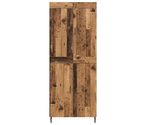 Aukštas Spintelė 2 Pcs Senovinis Medis