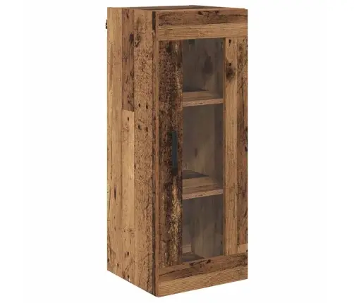 Augstais Skapītis Ar Atvilktni Vecs Koks 34,5 X 34 X 180 Cm Vidaxl