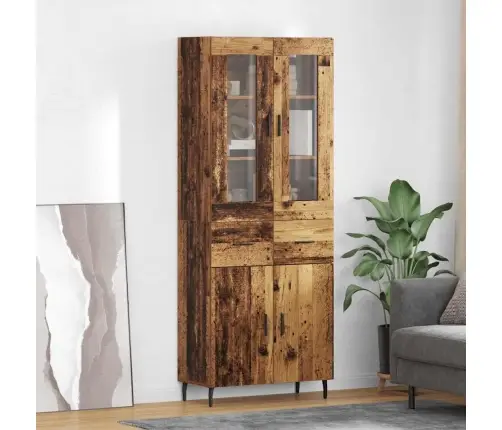 Kõrgushein Sahtliga 2 Pcs Vana Puit Tehispuit