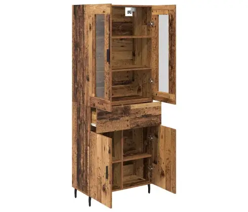 Kõrgushein Sahtliga 2 Pcs Vana Puit Tehispuit