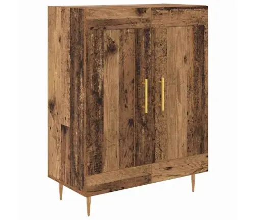 Augstais Skapītis Vecs Koks 69,5 X 34 X 180 Cm Vidaxl