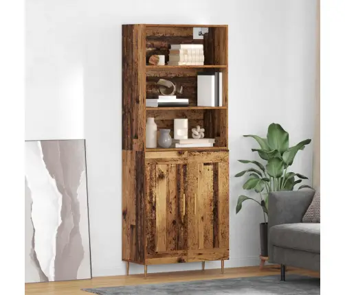 Kõrgushein Vana Puit 69,5 X 34 X 180 Cm Tehispuit