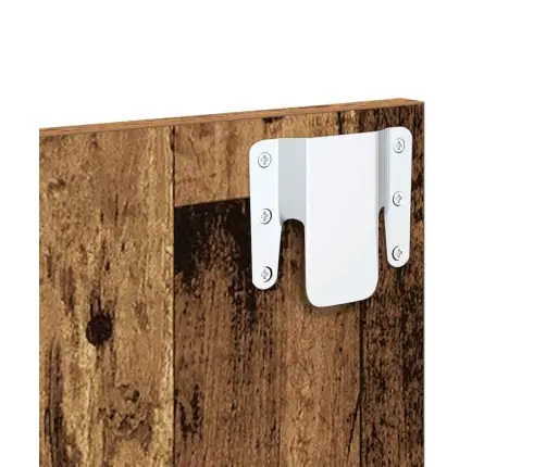 Gultas Galva Ar Skapīšu 3 Pcs Vecs Koks Inženierijas Koks Vidaxl