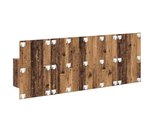 Gultas Galva Ar Skapīšu 3 Pcs Vecs Koks Inženierijas Koks Vidaxl