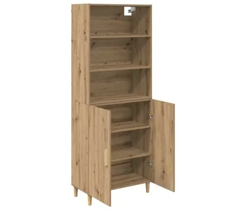 Augstais Skapītis Amatnieku Ozola 69,5 X 34 X 180 Cm Vidaxl