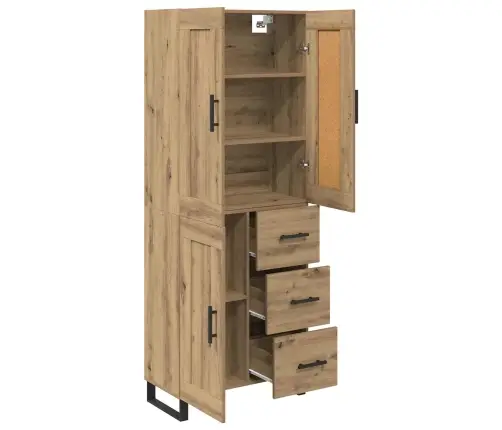 Aukštas Spintelė Amatininkų Ąžuolas 69,5 X 34 X 180 Cm