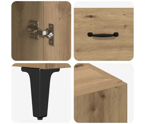 Aukštas Spintelė Amatininkų Ąžuolas 69,5 X 34 X 180 Cm