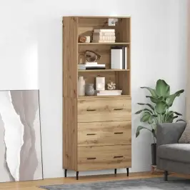 Aukštas Spintelė Amatininkų Ąžuolas 69,5 X 34 X 180 Cm