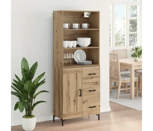 Aukštas Spintelė Amatininkų Ąžuolas 69,5 X 34 X 180 Cm