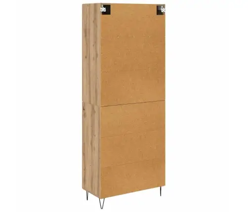 Augstais Skapītis Artisānā Ozols 69,5 X 34 X 180 Cm Vidaxl