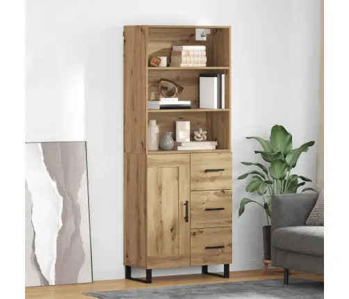 Aukštas Spintelė Amatininkų Ąžuolas 69,5 X 34 X 180 Cm