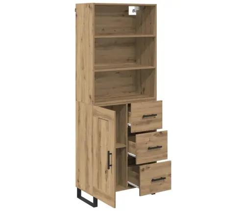 Aukštas Spintelė Amatininkų Ąžuolas 69,5 X 34 X 180 Cm