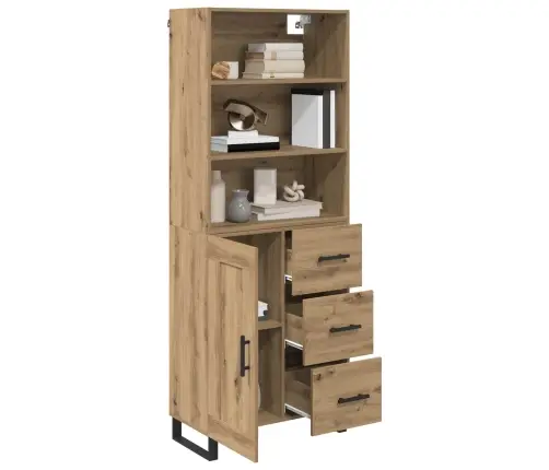 Aukštas Spintelė Amatininkų Ąžuolas 69,5 X 34 X 180 Cm